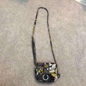 black green white and grey vera bradley purse